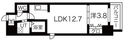 ラクラス堺筋本町の間取り