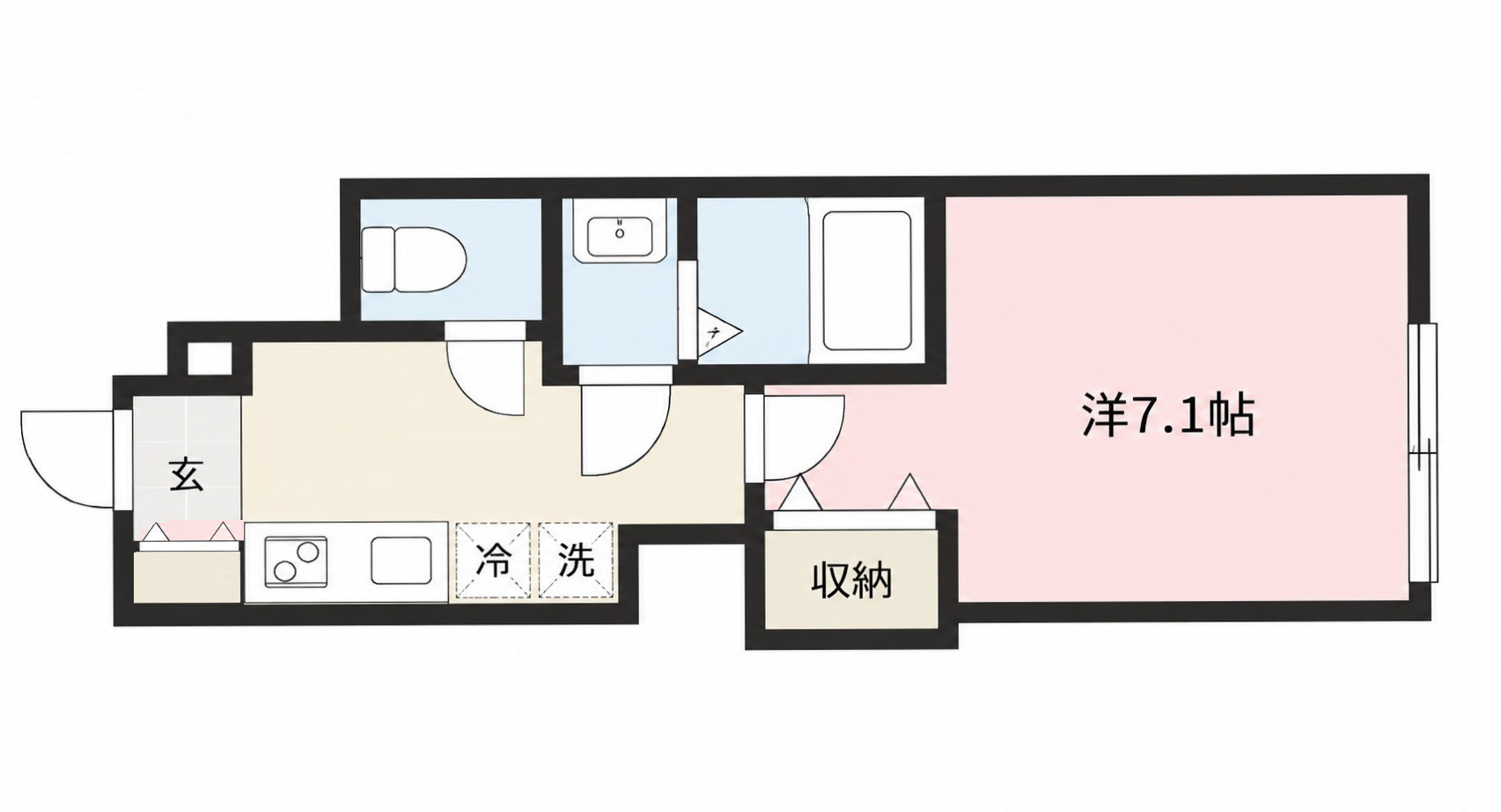 ルシール壱番館の間取り