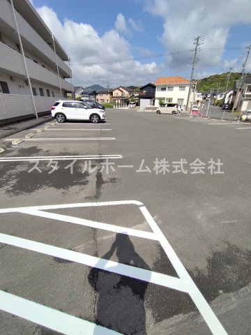ゆほびかの駐車場