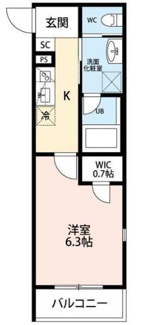 【間取り】 | ＬＡＵＲＥＬ西船橋 | 間取りです。