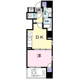 【間取り】 | ベスティエ秋葉原 | 間取りです。