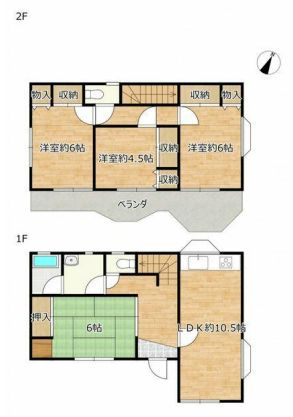 小山市間々田の間取り