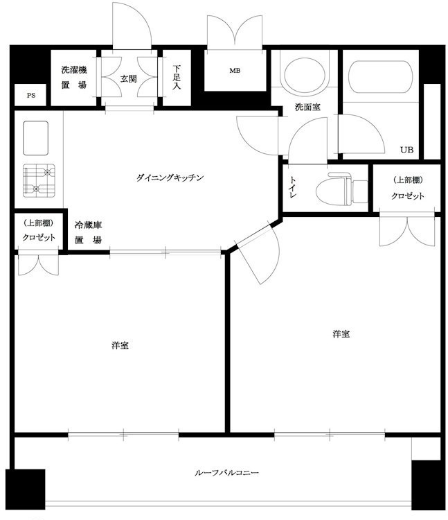 ルーブル高田馬場参番館 の間取り|間取りです。