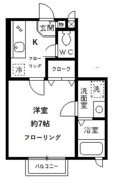 コートロベリアの間取り|間取りです。