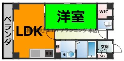 仲介手数料0円！コンフォートAの間取り