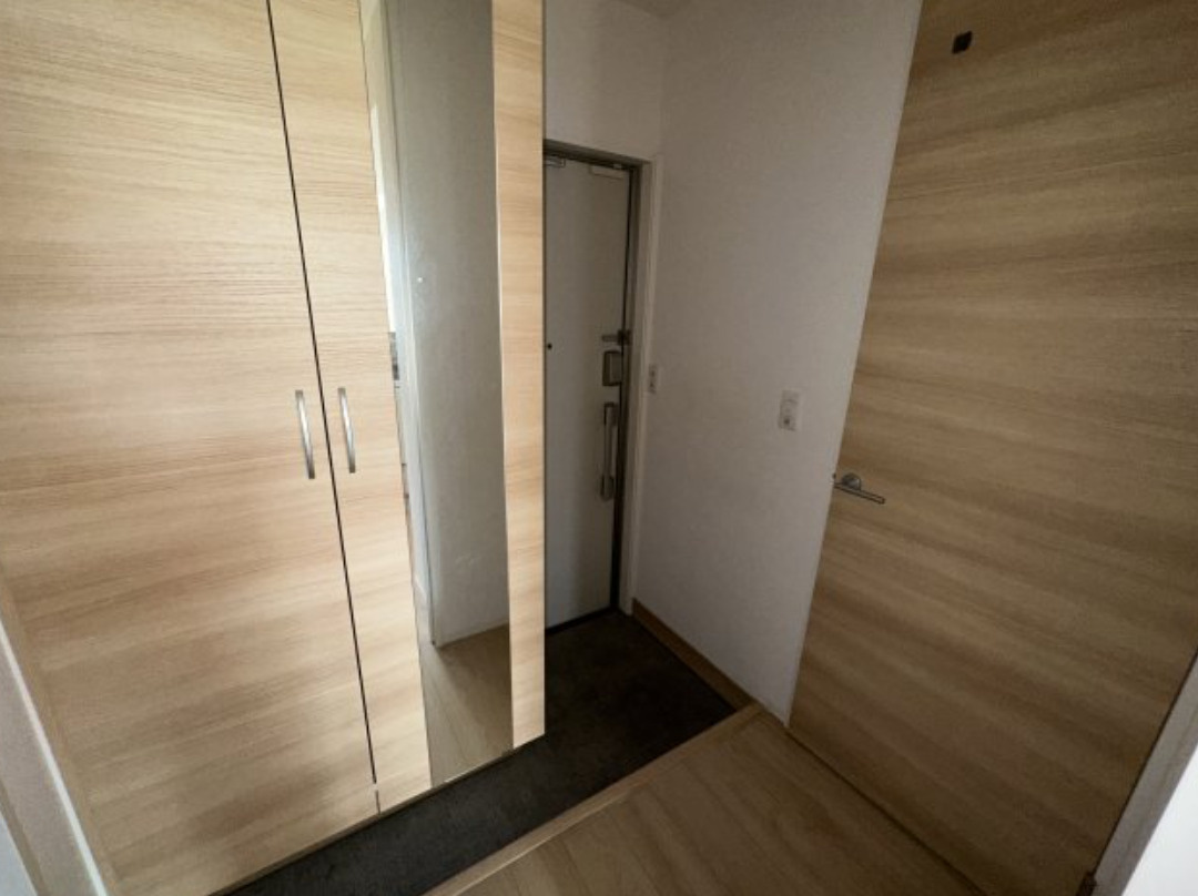 マンションパピルスⅡの玄関