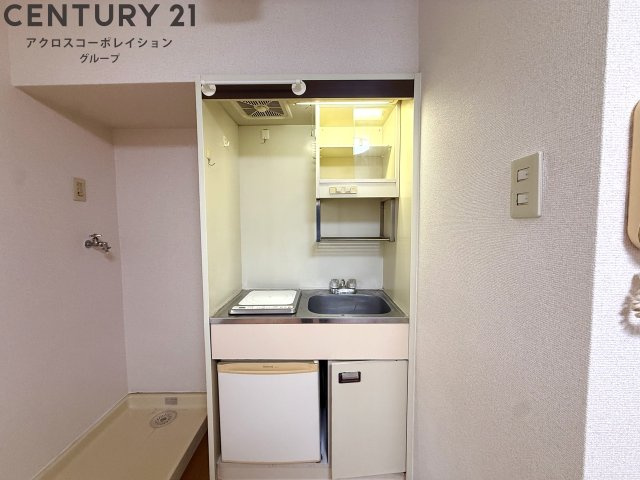 １口コンロのキッチン♪