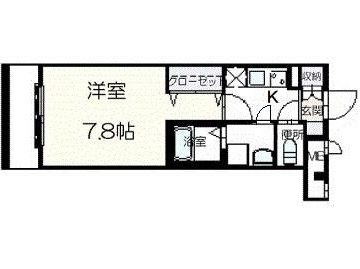メゾン　ド　ジュネスの間取り|間取りです。
