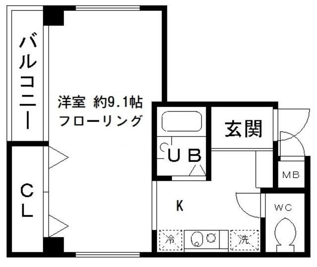 らぶにーるの間取り|間取りです。