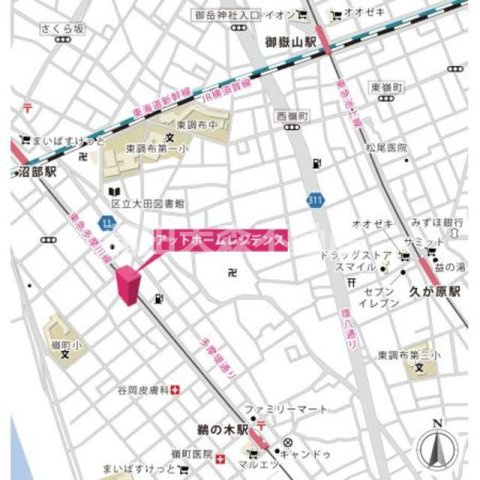 アットホームレジデンスの地図