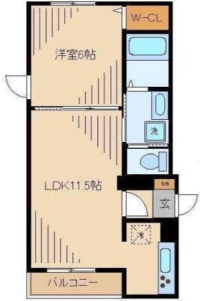 Lado O esteの間取り|間取りです。