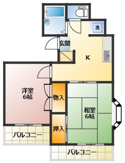 【間取り】 | サンハイツ志茂多