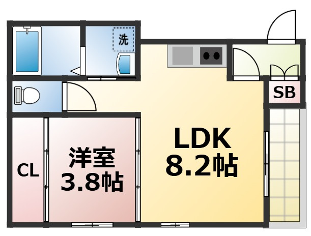 【間取り】 | ハーモニーテラス森ノ宮　仲介手数料無料
