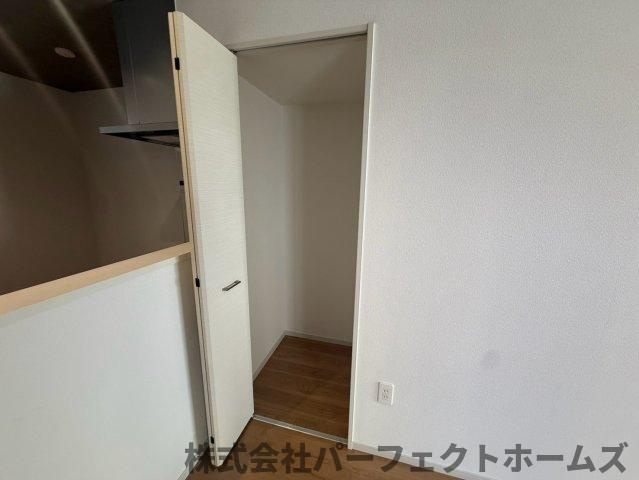 伊加賀栄町戸建の収納|専用の収納スペースです
