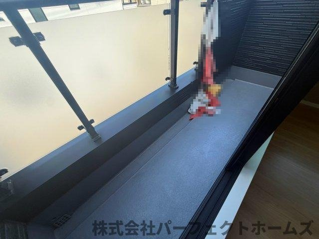 伊加賀栄町戸建のバルコニー|広々としたバルコニーです