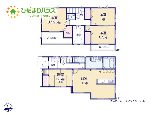 鴻巣市松原1丁目　新築戸建　01の間取り