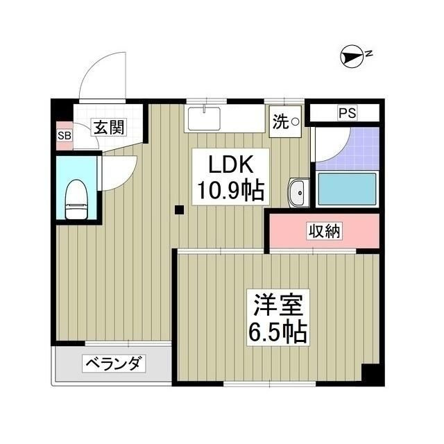 グランドコーポの間取り