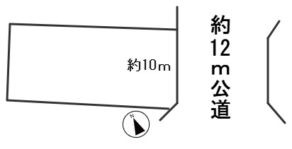 ６０６６４　岐阜市宇佐南1丁目土地の区画図