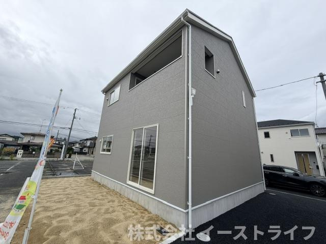 【新築戸建】いわき市中岡町第7の外観|3号棟南側外観