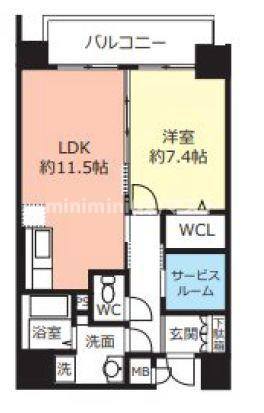 フォンセ ブランの間取り