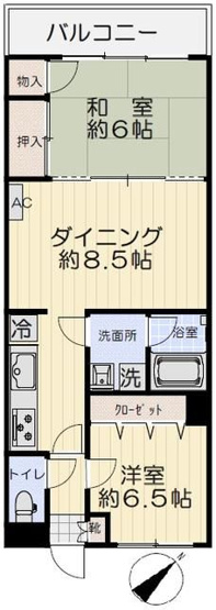 【間取り】 | シャトレーグリーン横浜