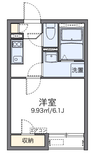 レオネクストエムズ早渕Ⅲの間取り