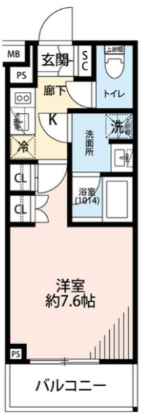 プレール・ドゥーク中野南台の間取り