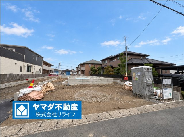 クワイエ　岐阜市六条片田第１　全２区画分譲の外観|「現地（2026年9月6日）撮影」　
■全体写真　
■ヤマダ不動産　株式会社リライフ　