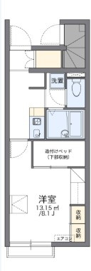 レオパレスリッチＭの間取り