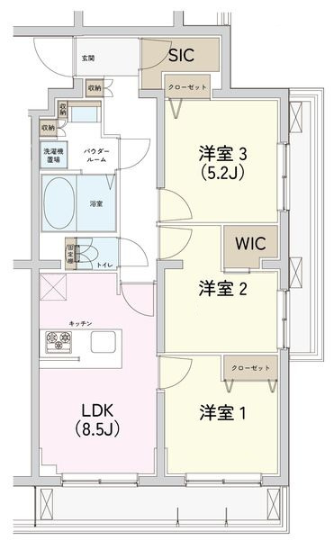 AZEST北赤羽Ⅱの間取り|間取りです。