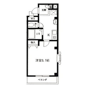 ラポール絲田の間取り