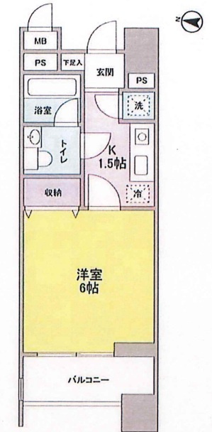 ロネスタR文京護国寺の間取り