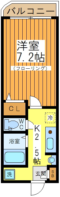 エテルノ経堂の間取り