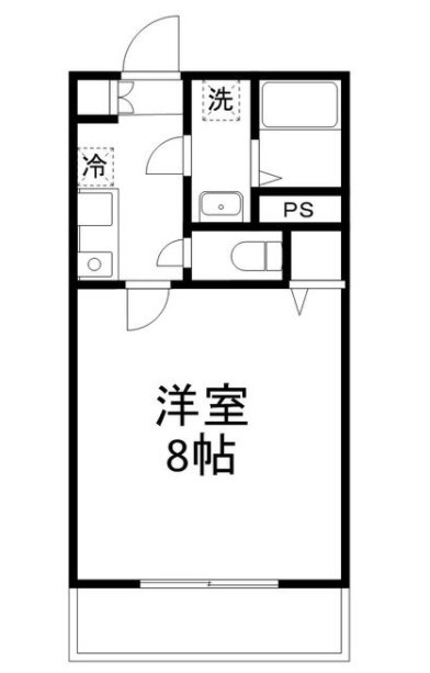 船橋市宮本６丁目のアパートの間取り