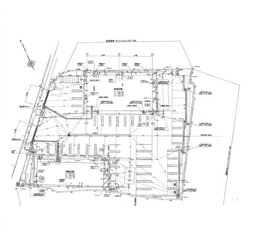 交野市倉治１丁目一棟貸店舗の区画図