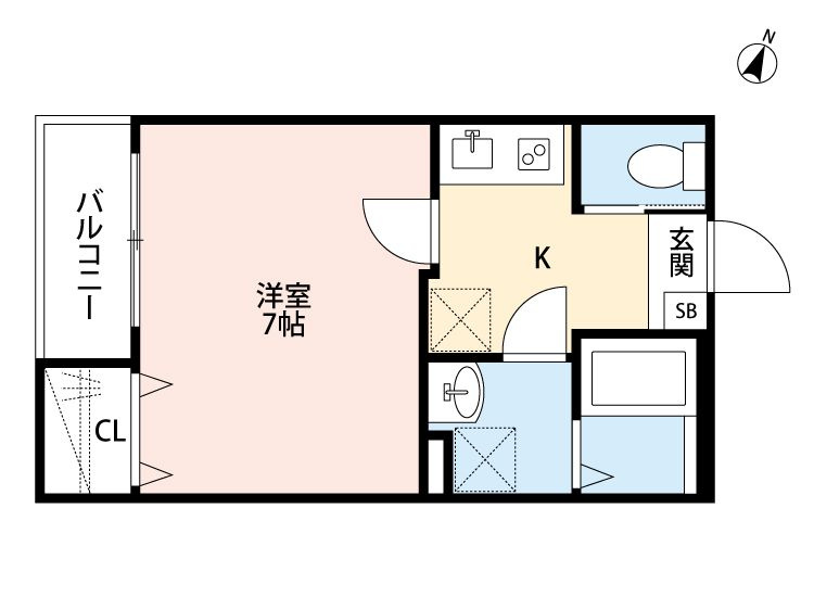 riviere亀有(リヴィエールカメアリ)の間取り