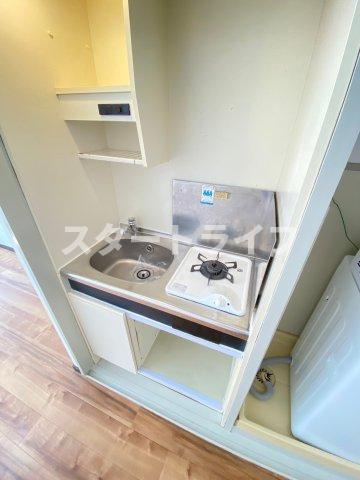 大阪市東淀川区東中島５丁目の賃貸マンションのキッチン