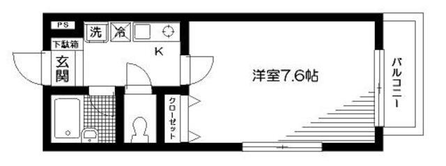 シャトレバレ大山 の間取り|間取りです。