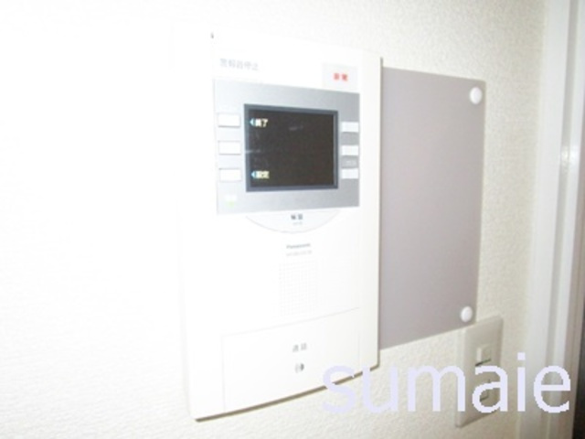 マンション白陽のセキュリティ|モニター付きインターホンです