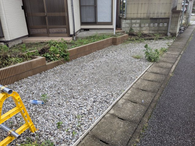中古戸建　高崎市浜川町の庭
