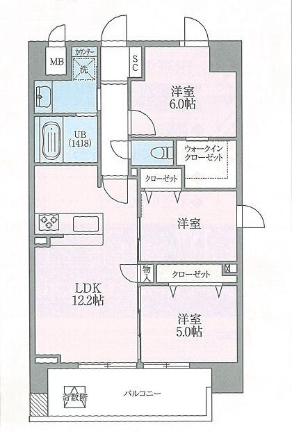 SANITAS WARABIの間取り|間取りです。