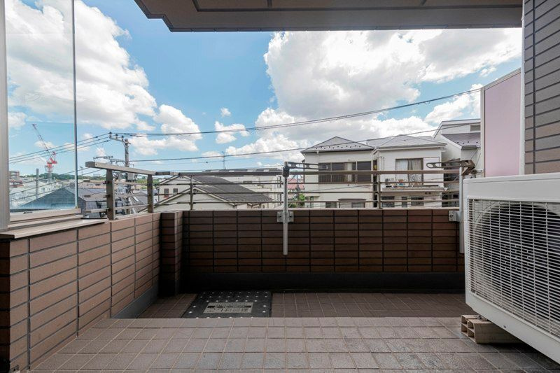 参宮橋マンションのバルコニー