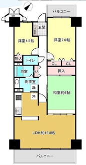 【間取り】 | 朝霧パークホームズ | ３ＬＤＫ