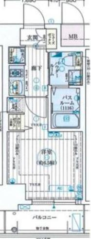 エステムプラザ神戸大開通ルミナスの間取り