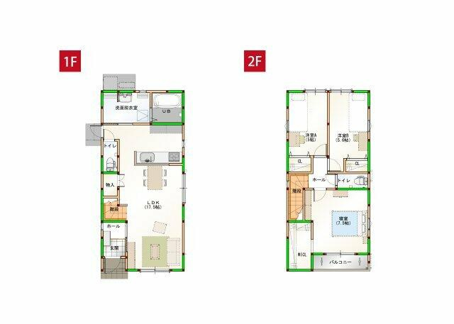 【間取り】 | 新築住宅　高知市役知町①