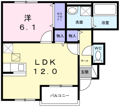 グレイスヴィラの間取り