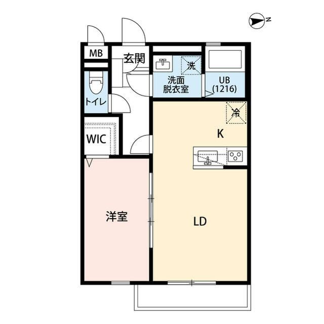 Clair都筑の間取り