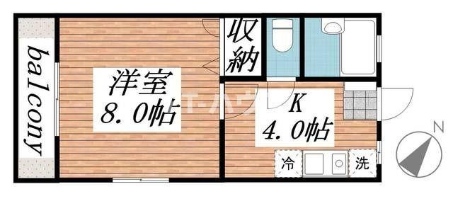 ハイツオズワルドⅠの間取り