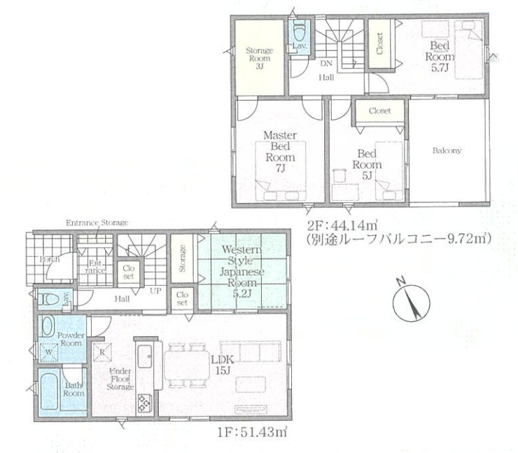 北足立郡伊奈町西小針　第6　新築一戸建て　クレイドルガーデン　02