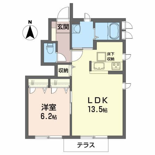 Ｋブランシェ Ｃの間取り